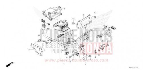 AIRBAG HARNESS GL1800DAN de 2022